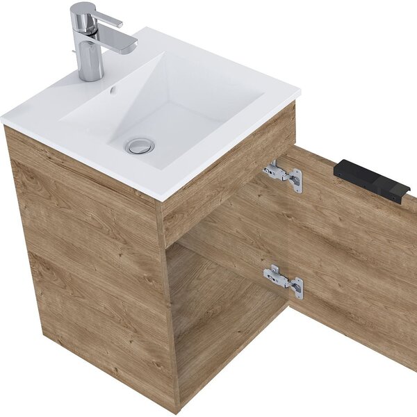 Elita Qubo Plus umyvadla se skříňkou 40.5 cm dub RE020400147050