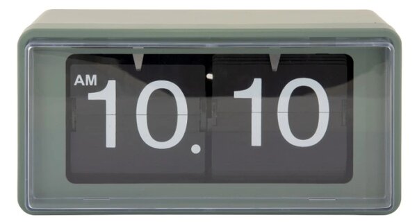Designové nástěnné-stolní překlápěcí hodiny 6055GR Karlsson 20cm