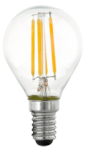 Eglo 110183 BULB C45 - Vypínačem stmívatelná LED žárovka E14, 4,5W, 2700K, crystal retro, 470lm, malá baňka (LED žárovka krokově stmívatelná 100%, 50%, 25%)