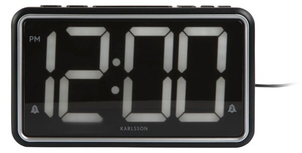 Digitální LED stolní hodiny 6035BK Karlsson 16cm