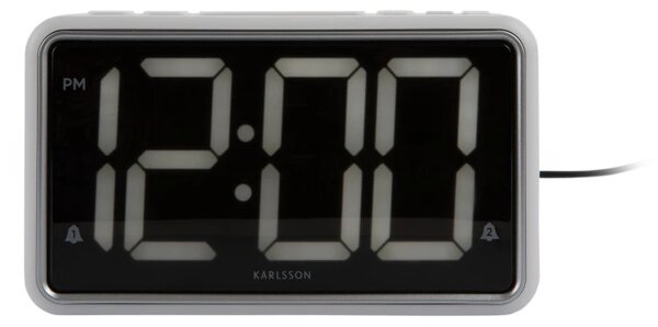 Digitální LED stolní hodiny 6035WH Karlsson 16cm
