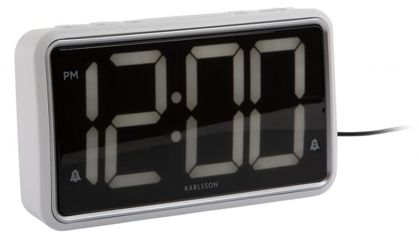 Digitální LED stolní hodiny 6035WH Karlsson 16cm