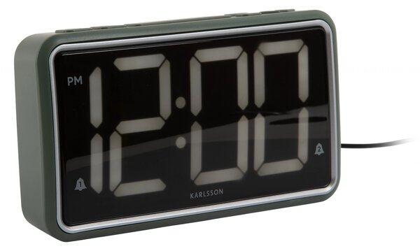 Digitální LED stolní hodiny 6035GR Karlsson 16cm