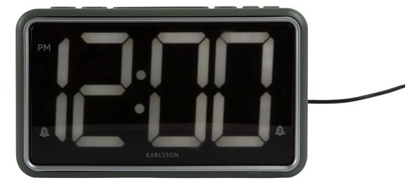Digitální LED stolní hodiny 6035GR Karlsson 16cm