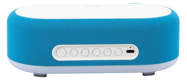 Stolní hodiny s budíkem, nabíječkou smartphonů a Bluetooth reproduktorem 6033BB Karlsson 20cm