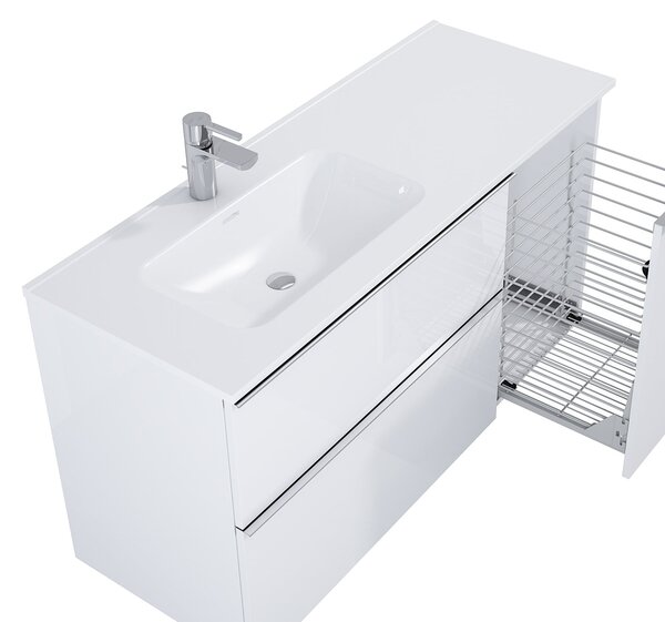 Elita Skappa umyvadlo 101x46.6 cm obdélníkový nábytkový-s pultem bílá lesk RE041004068060