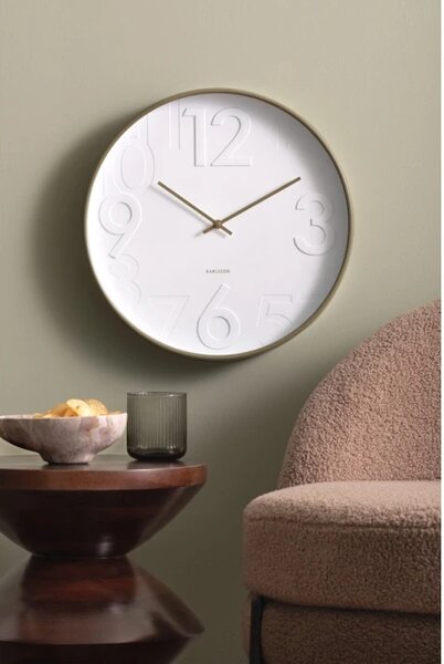 Designové nástěnné hodiny 6063GR Karlsson 40cm