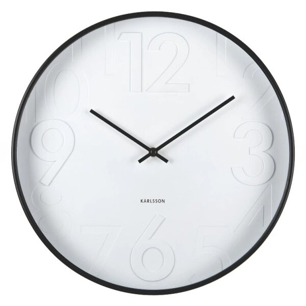 Designové nástěnné hodiny 6063BK Karlsson 40cm