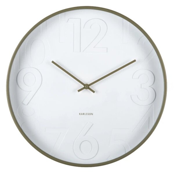 Designové nástěnné hodiny 6063GR Karlsson 40cm