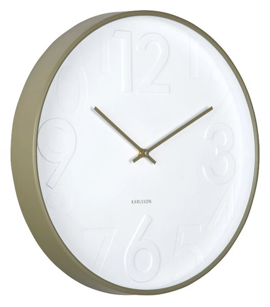 Designové nástěnné hodiny 6063GR Karlsson 40cm
