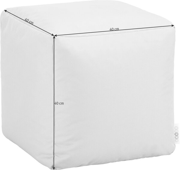 TABURET, textil, 40/40/40 cm Carryhome - Taburety