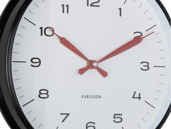 Designové nástěnné hodiny 6056BK Karlsson 30cm