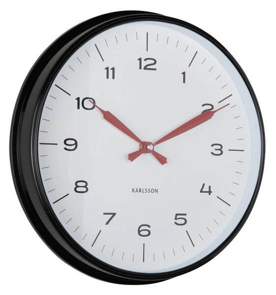 Designové nástěnné hodiny 6056BK Karlsson 30cm