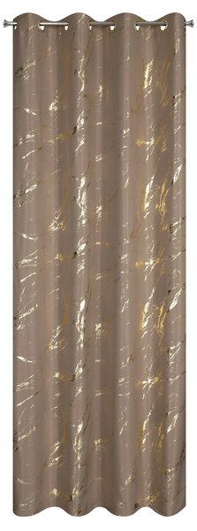 ZÁVĚS NA KROUŽCÍCH LANI 140X250 CM VZOROVANÁ