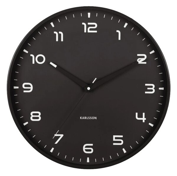 Designové nástěnné hodiny 6053BK Karlsson 40cm