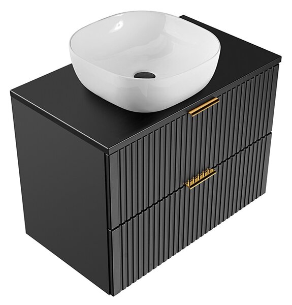 Koupelnová sestava ADEL BLACK ERIS 80cm