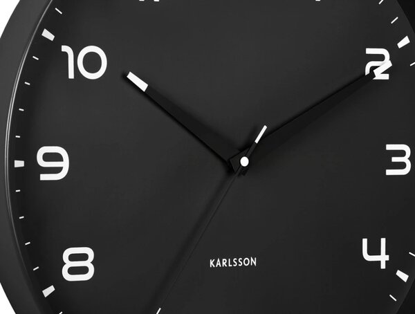 Designové nástěnné hodiny 6053BK Karlsson 40cm