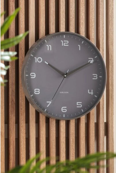 Designové nástěnné hodiny 6053GY Karlsson 40cm