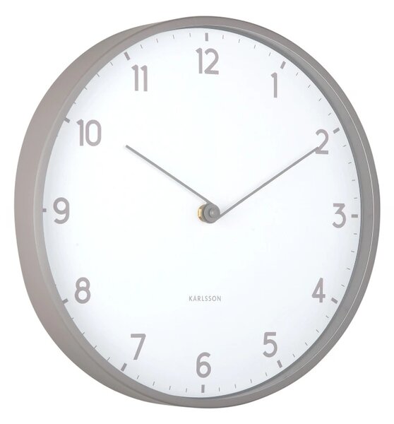 Designové nástěnné hodiny 6057GY Karlsson 30cm