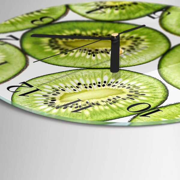 Skleněné nástěnné hodiny Kiwi zsoc-fi30-00183644