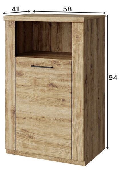 Skříňka 1d dub navarra Doorset