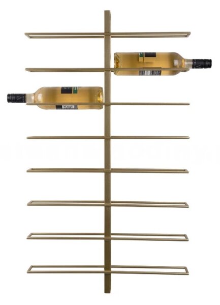Nástěnný stojan na víno PT4091GD Present Time 90cm