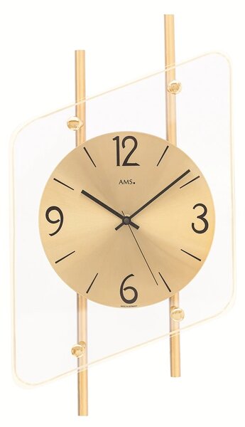 Designové nástěnné hodiny 5583 AMS řízené rádiovým signálem 45cm