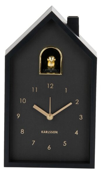 Stolní i nástěnný budík Karlsson 6077BK 20cm