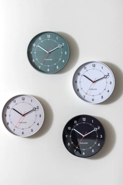 Designové nástěnné hodiny 6038GR Karlsson 32cm