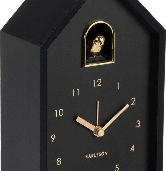 Stolní i nástěnný budík Karlsson 6077BK 20cm