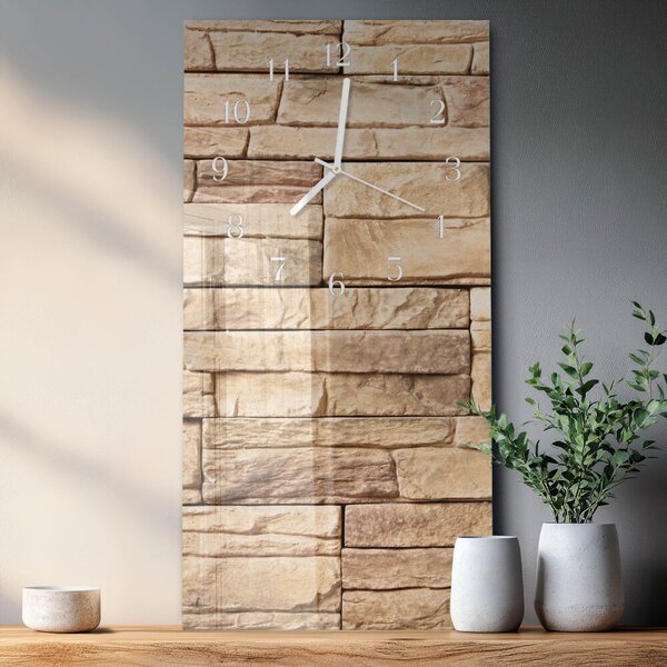 Skleněné hodiny vertikální Slínek zsppb-30x60-00091269