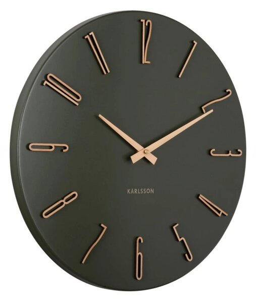 Designové nástěnné hodiny 6072GR Karlsson 40cm