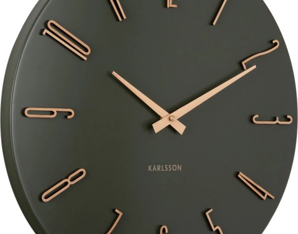 Designové nástěnné hodiny 6072GR Karlsson 40cm