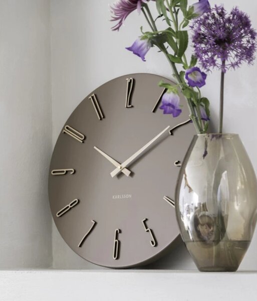Designové nástěnné hodiny 6072BR Karlsson 40cm