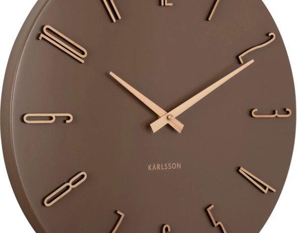 Designové nástěnné hodiny 6072BR Karlsson 40cm