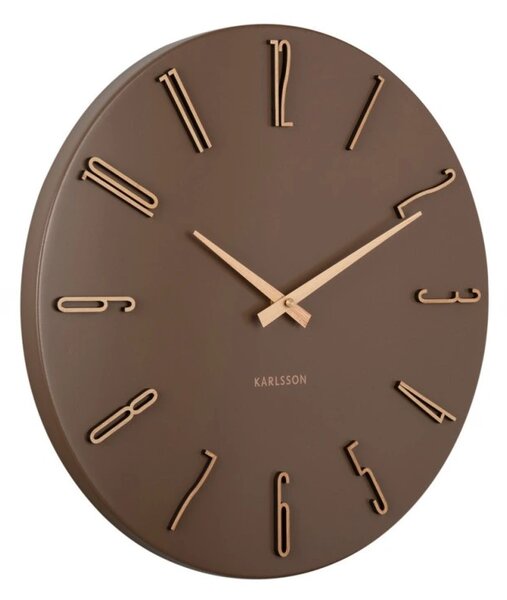 Designové nástěnné hodiny 6072BR Karlsson 40cm