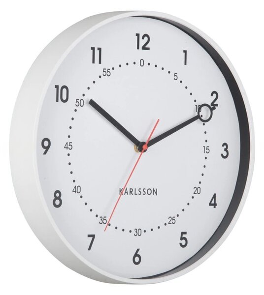 Designové nástěnné hodiny 6038WH Karlsson 32cm