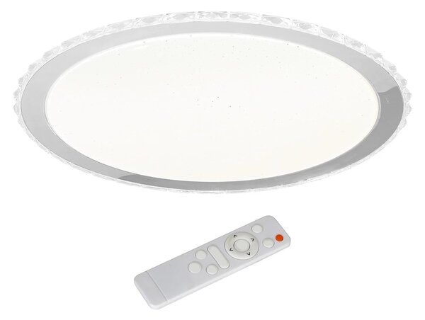 Stropní LED svítidlo Layla, 1x LED 50w, 3000-6000k, w/ch, s ovladačem