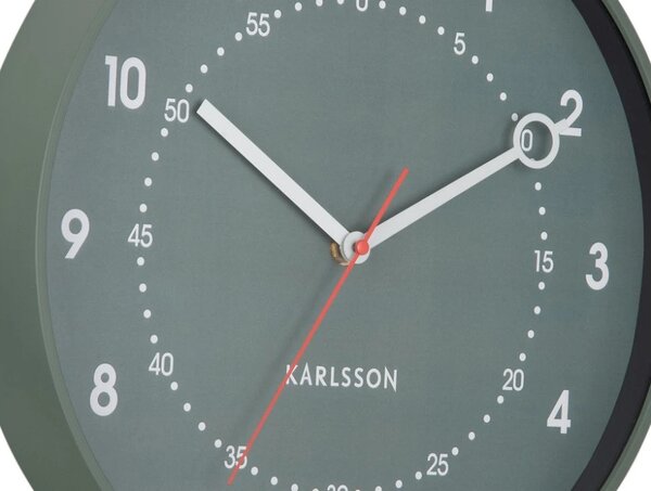 Designové nástěnné hodiny 6038GR Karlsson 32cm