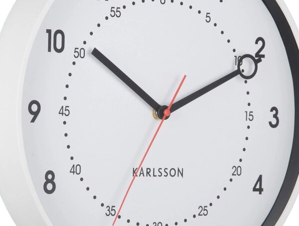 Designové nástěnné hodiny 6038WH Karlsson 32cm