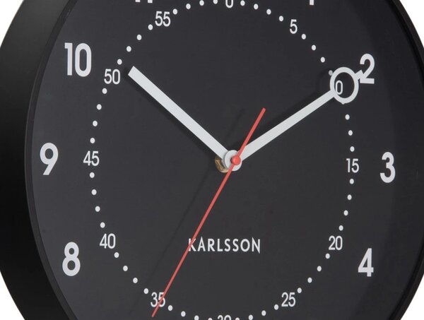 Designové nástěnné hodiny 6038BK Karlsson 32cm
