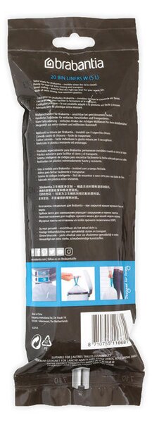 PYTEL NA ODPADKY 5 l Brabantia - Odpadkové koše