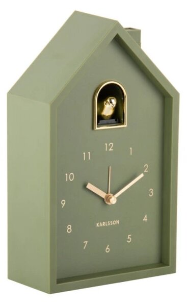 Stolní i nástěnný budík Karlsson 6077GR 20cm