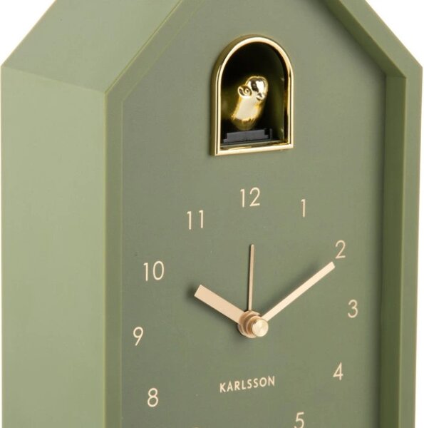 Stolní i nástěnný budík Karlsson 6077GR 20cm