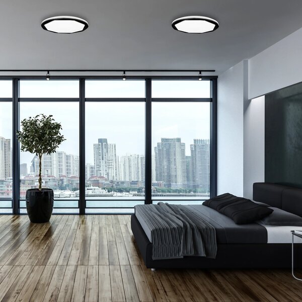 Stropní LED svítidlo Optima, 1x LED 52w, 3000-6000k, b, s ovladačem