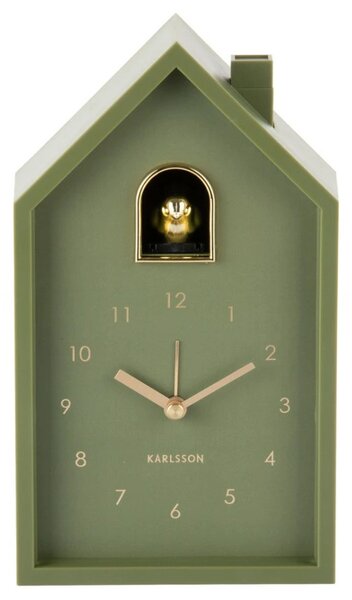 Stolní i nástěnný budík Karlsson 6077GR 20cm