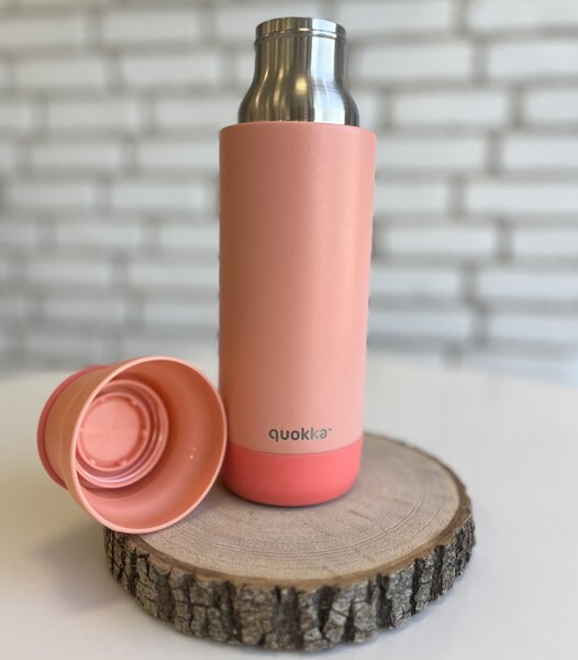 Nerezová termoláhev s poutkem Echo, 690ml, Quokka, růžová