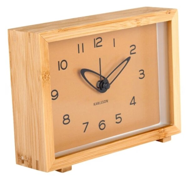 Designové hodiny s budíkem 6034YE Karlsson 19cm