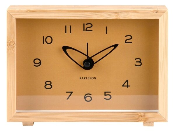 Designové hodiny s budíkem 6034YE Karlsson 19cm