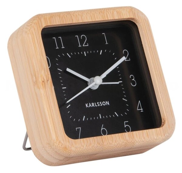 Designový budík 5924BK Karlsson 9cm